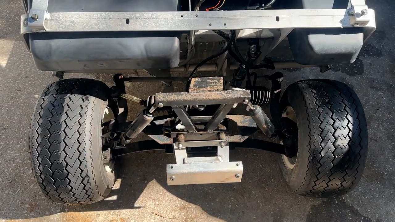 Steering and suspension setup on a club car ds