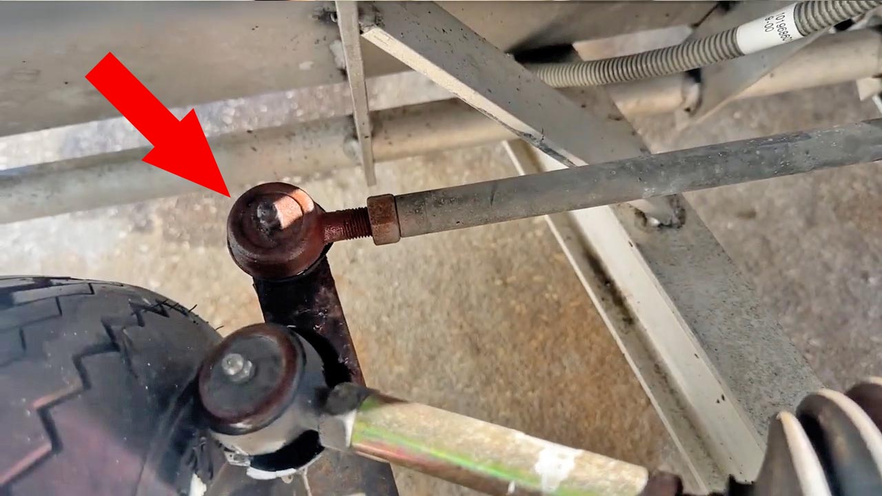 Tie rod ends on a club car DS replacement how to